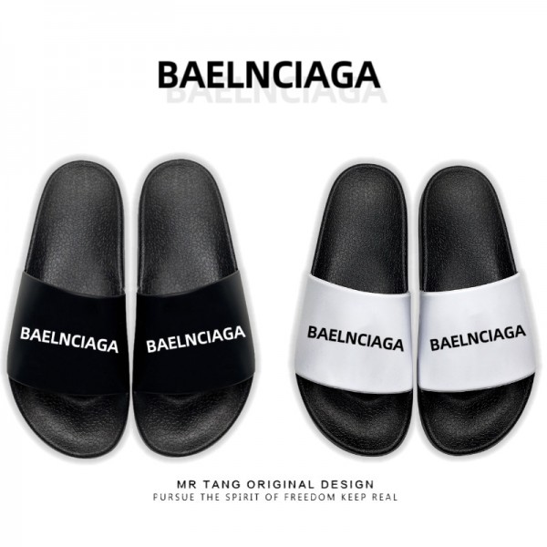 Balenciaga バレンシアガ可愛い カジュアルシューズ 激安メンズ向けスリッパ夏履きやすい ルームシューズ レディース ブランド滑 夏用スリッパ 室内スリッパ ルームシューズ 