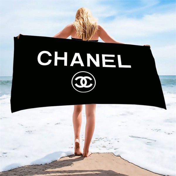 Chanel シャネル人気 ビーチタオル軽量 ハイブランド多用途タオルブランド速乾タオル男女兼用タオルブランド 人気 女性