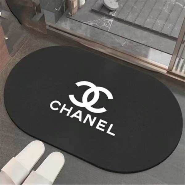 Chanel シャネルオシャレ 玄関マット ルイヴィトン ブランド大幅応接間ラグ 洗える 部屋マット GUCCI カーペット 消音 抗菌ブランド シャワーマット吸水