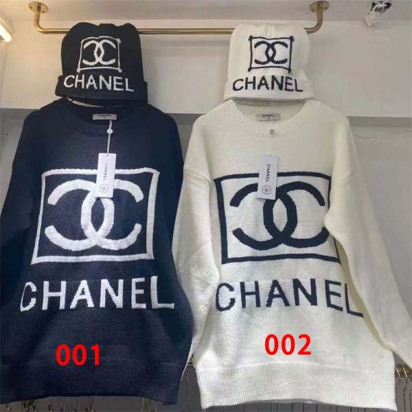 Chanel シャネル ブランドセーター レディース ニット 秋 冬 ニットセーター 長袖 ロングセーター トップス ゆったり ロング 大きいサイズ チュニック キレイめ 秋冬 着痩せ おしゃれ オフィス 柔らかい 体型カバー 通勤 S - 2XL