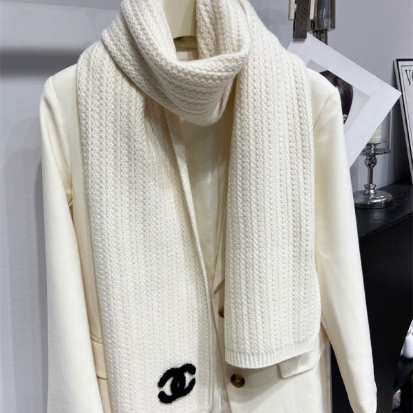 シャネル マフラー レディース ストール 大判 ストライプ chanel ブランド マフラー 秋冬 男性用 洗える 厚手 無地 防寒 暖かい ブロックチェック 男女兼用 ビジネス マフラー クリスマスプレゼント