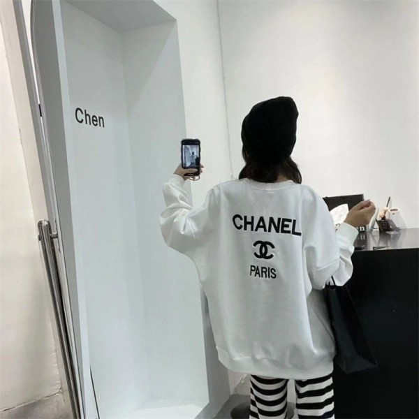 Chanel シャネルスウェットハイブランド秋冬オーバーサイズパーカー トレーナー ドハイブランド秋冬服パーカースウェット偽物 男女兼用 M - 3XL