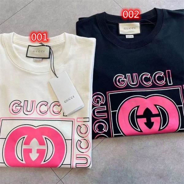 ブランド グッチ Tシャツ 上着 メンズ GUCCI 半袖 夏服 綿 トップス カジュアル ゆったり おしゃれ 丸襟 快適 軽い 柔らかい 大きいサイズ 春 夏 秋 男女兼用