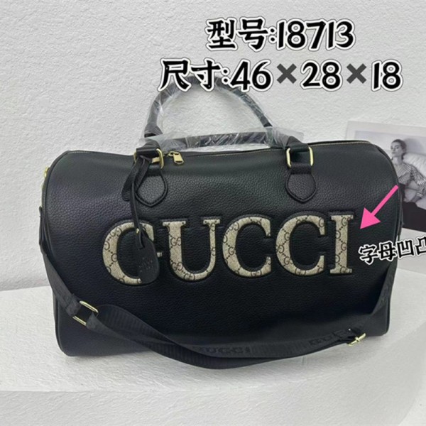 グッチ ブラン ドボストンバッグ メンズ 大容量 GUCCI トラベルバッグ 旅行鞄 旅行バッグ 2way 手提げ 肩掛け 耐久 出張鞄 修学旅行 帰省 メンズ トラベルバッグ 機内持ち込み ゴルフバッグ ショルダーバッグ ハンドバッグ トートバッグ 