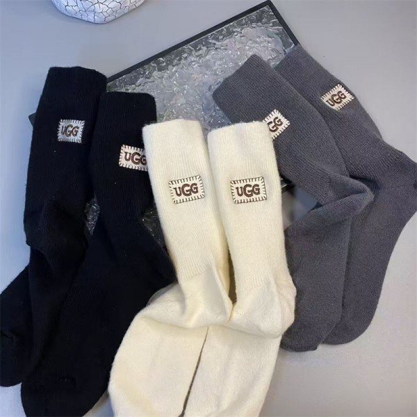 アグ ブランド UGG ソックス 大人気ブランドミドルソックス 高品質上質な コットン ソックス くつしたブランド靴下 男女兼用 ファッション