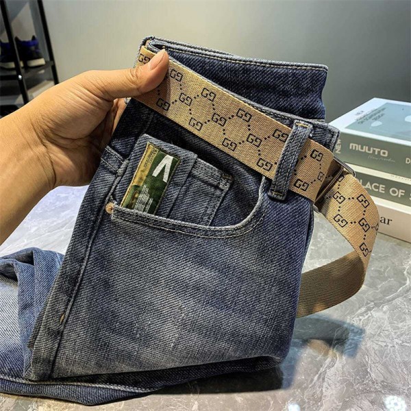 ブランドグッチジーンズ メンズ 裏起毛 ジーパン 冬 Gucci 暖かい ズボン ストレッチ デニムパンツ ストレート スキニー ロングパンツ ジーパンメンズ 無地 おしゃれ 大きいサイズ 美脚 細身