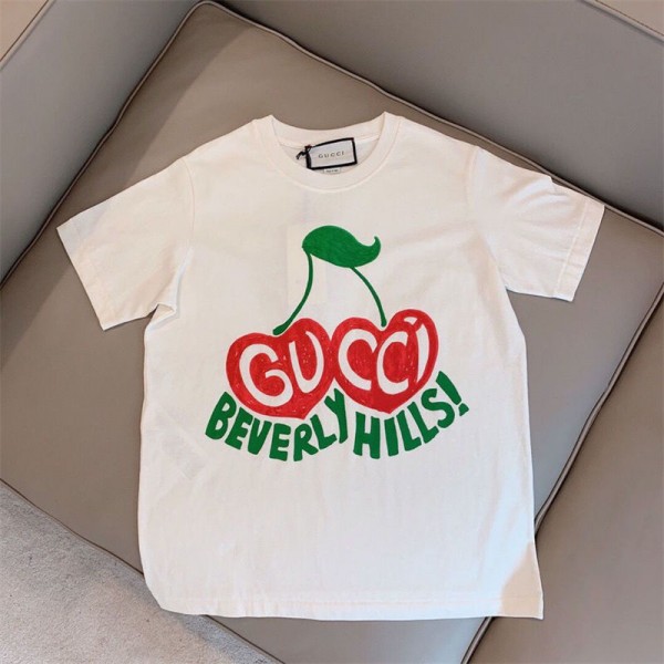 Gucci グッチ 夏tシャツ 子供 ブランドかわいいハイブランドキッズ 半袖tシャツ ユニセックス 韓国 パチモン tシャツブランド 服 コピー 激安屋 100 - 150cm