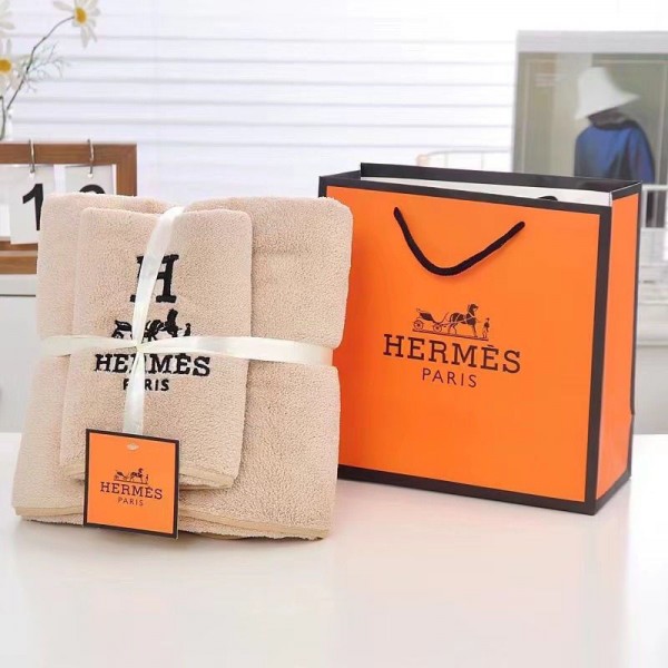 Hermes エルメスブランド速乾タオル男女兼用ハイブランド タオル ギフトタオルブランド 人気 女性フェイスタオル ブランド 人気