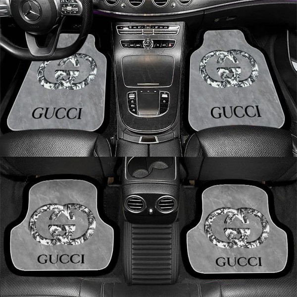 gucci グッチ カーマット キングダムハーツ シャネル 車用フロアマット lv カーフロアマット 車用マット 汎用 フロアマット 1台分4点セット 保護マット 防水 汚れ防止 カーアクセサリー 四季通用 カー用品 普通車 軽自動車 防水 取付簡単 クッション性