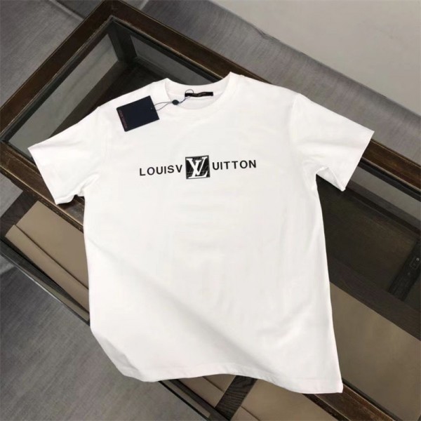 Lv ルイヴィトン tシャツ ハイブランド 夏 ブランド tシャツオーバーサイズ夏tシャツブランドかわいいブランド 服 コピー 激安屋