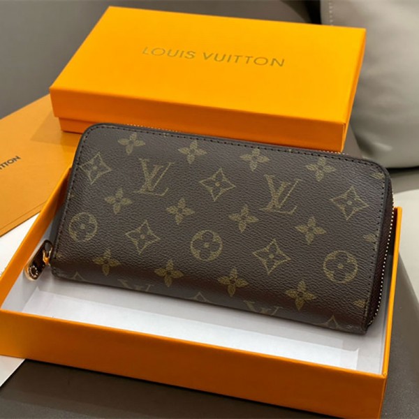 Lv ルイヴィトン ブランド 財布 メンズ 長財布 大容量 カーボンレザー製 レディース ウォレットファスナー カード入れ 小銭入れ お札入れ カード収納 スキミング防止 ビジネス 紳士用 プレゼント ブラック