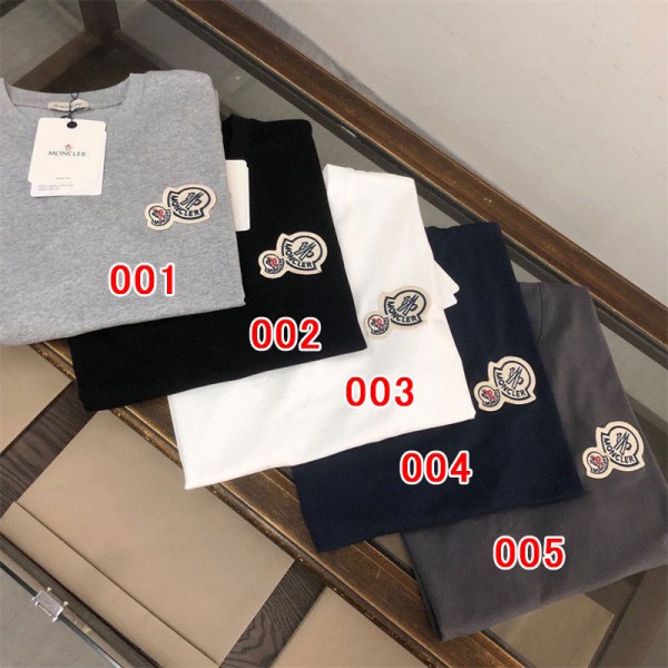 Moncler モンクレール Tシャツ ハイブランド半袖tシャツ 上着 トップス オーバーサイズ ブランド 服 コピー 激安屋 Tシャツ カットソー ペアカップル  