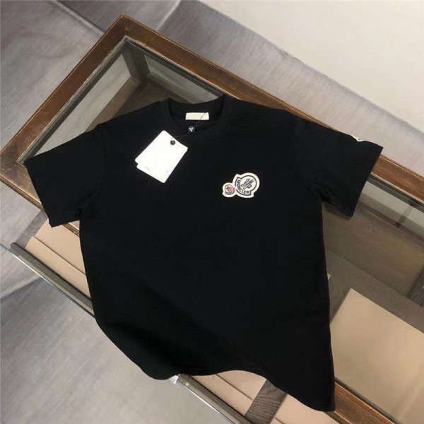 Moncler モンクレール Tシャツ ハイブランド半袖tシャツ 上着 トップス オーバーサイズ ブランド 服 コピー 激安屋 Tシャツ カットソー ペアカップル  