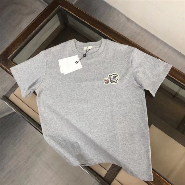 Moncler モンクレール Tシャツ ハイブランド半袖tシャツ 上着 トップス オーバーサイズ ブランド 服 コピー 激安屋 Tシャツ カットソー ペアカップル  