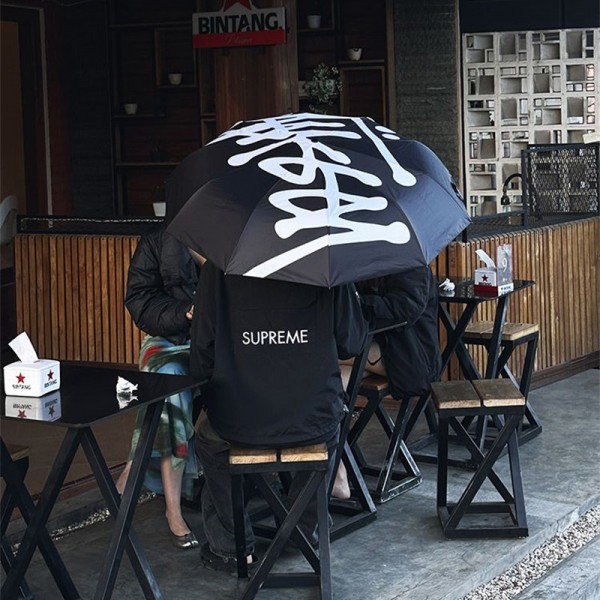 流行りブランドのstussy 傘 折りたたみ傘 軽量 ステューシー 自動開閉 晴雨兼用 レディース日傘 UVカット 遮光 ワンタッチ メンズ ファッション 雨傘 傘 晴雨傘 折り畳み 遮熱 丈夫 耐風撥水 収納ポーチ付き プレゼント