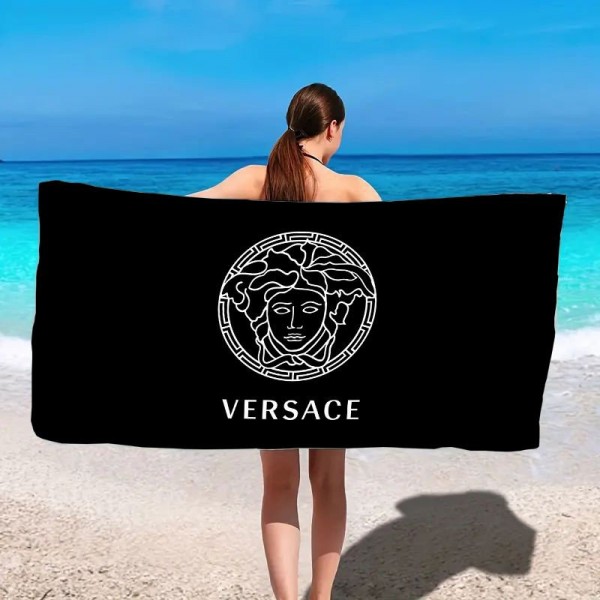 ブランド Versace ヴェルサーチ ビーチタオル バスタオル 激安人気 プールタオル 軽量 メンズ フェイスタオル 運動タオル ハイブランド タオル ギフト