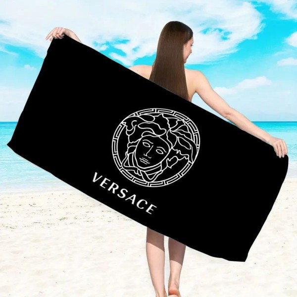 ブランド Versace ヴェルサーチ ビーチタオル バスタオル 激安人気 プールタオル 軽量 メンズ フェイスタオル 運動タオル ハイブランド タオル ギフト