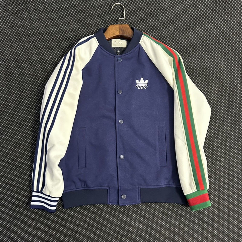 グッチ＆ADIDAS ブランドスタジャン ジャケット